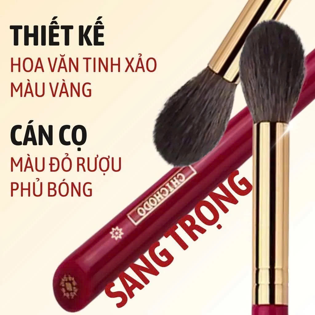 Cọ highlight CHICHODO thân đỏ - No.15