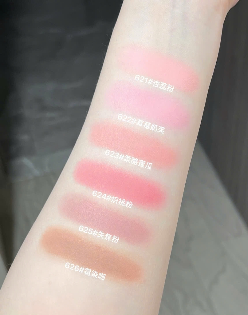 Má hồng SPENNY Matte Blush Cream - Màu 622 (vỏ xanh)