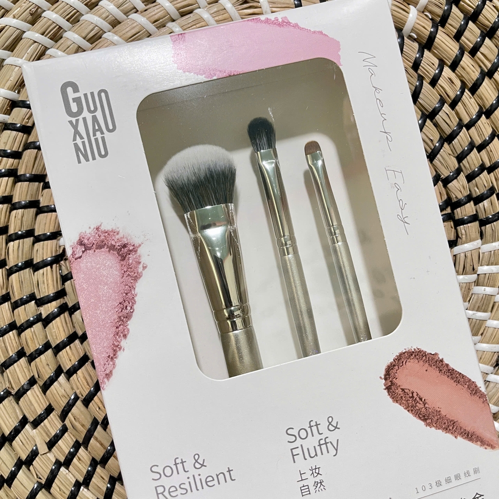 Set 3 cọ GUOXIAONIU rose gold glam - 112, 102, 103