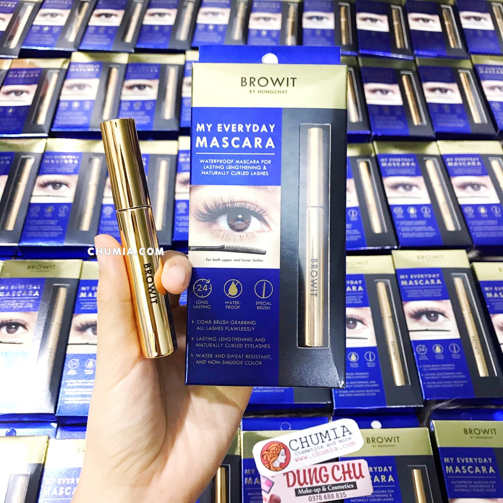 Mascara BROWIT by nongchat #endless night (hộp xanh dương)