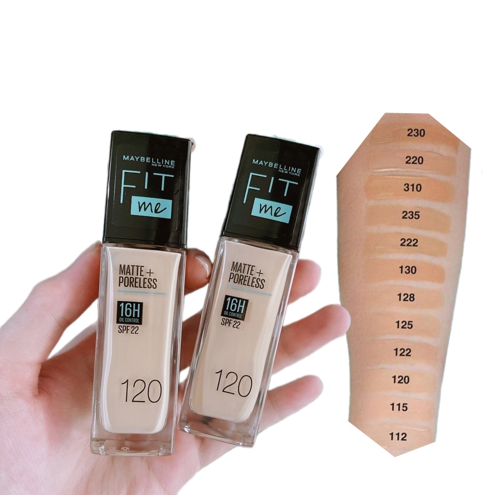 Kem nền MAYBELLINE fit me matte and poreless 30ml (da thường + da dầu) - 128