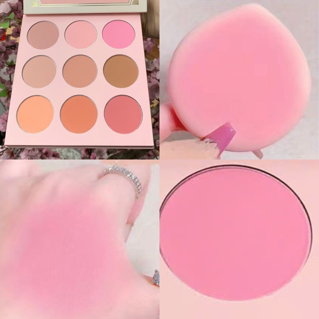 Má hồng MONA blush palette 9ô (ver 2)