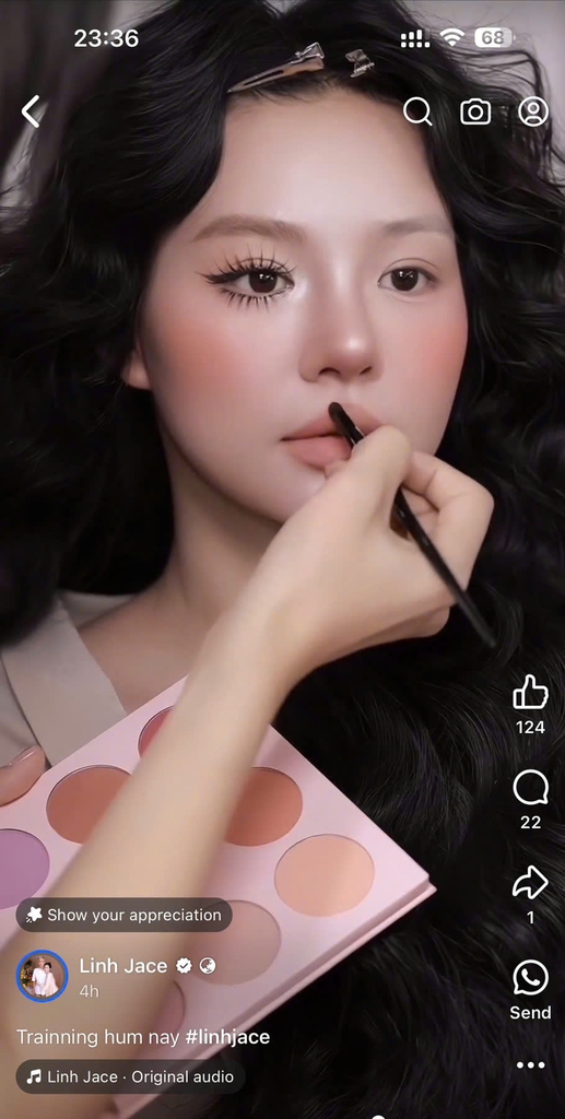 Má hồng MONA blush palette 9ô (ver 2)