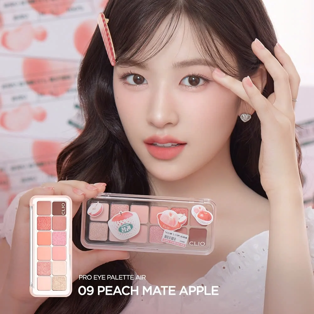 Phấn mắt CLIO pro eye air - 09 peach mate apple