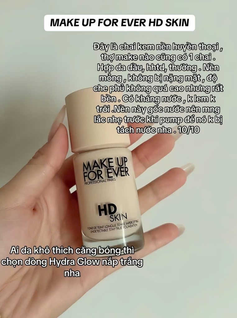 Kem nền MAKE UP forever hd skin (HÀNG CÔNG TY) - #1R02