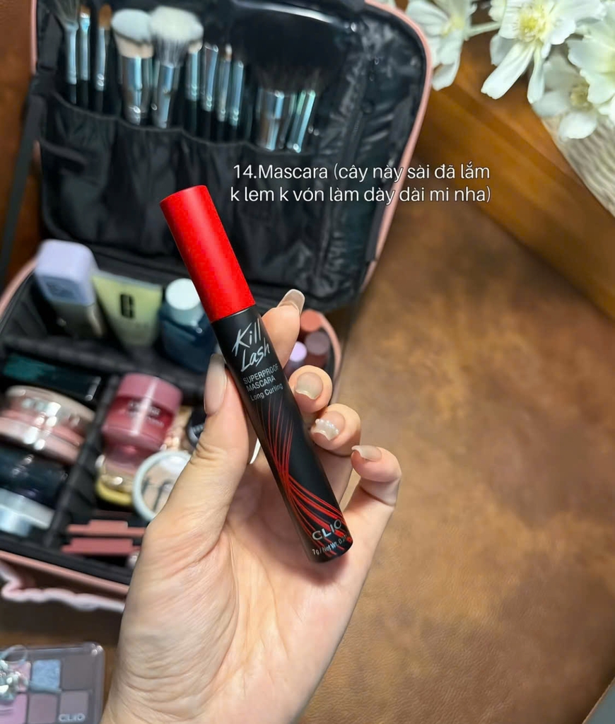 Mascara CLIO kill lash superproof - 01 long curling (1 cây tách không hộp)