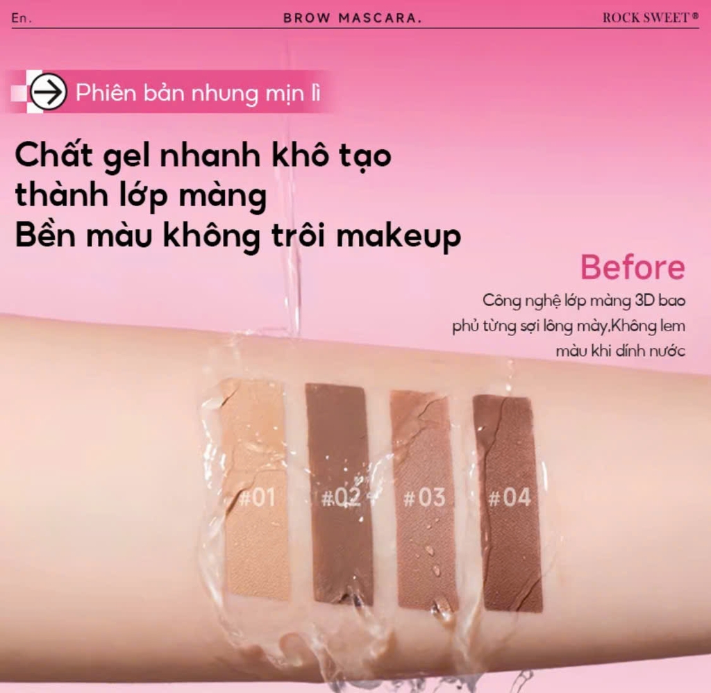 Mascara ROCK SWEET velvet mist color staying - #03