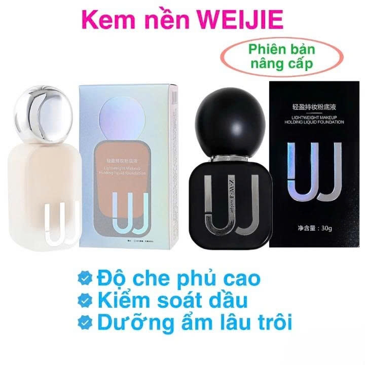 Kem nền WEIJIE lightweight 30g - #3 (ĐEN)