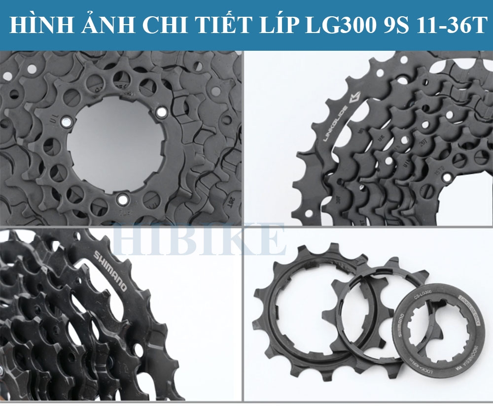 Bộ Group SHIMANO CUES U4000 1X9S 32T 11-36T