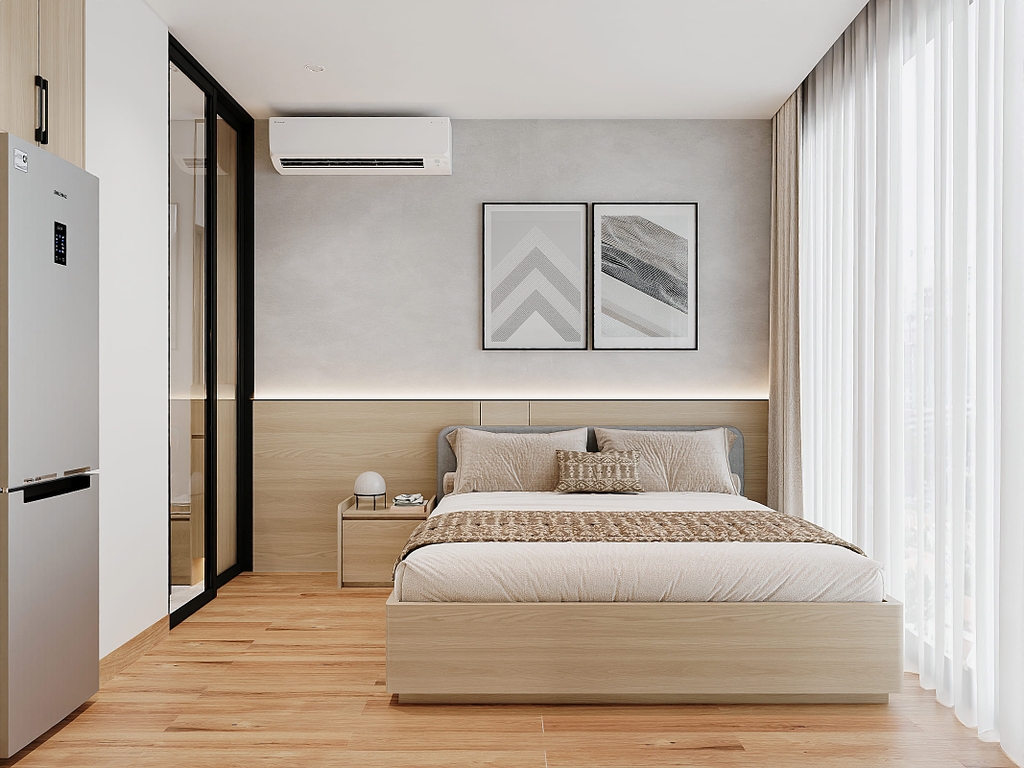 Căn hộ 1 phòng ngủ – Riêng tư, gọn gàng và ấm cúng