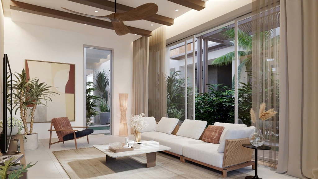 Không gian phòng khách & bếp – Mở rộng để kết nối