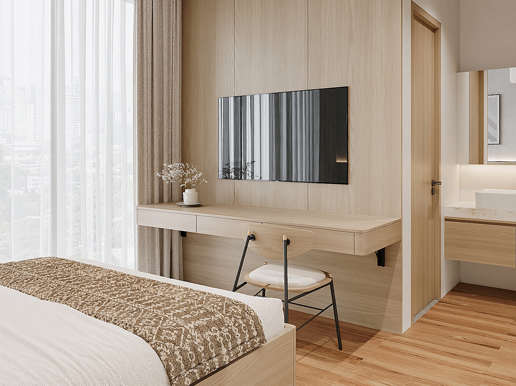 Căn hộ 1 phòng ngủ – Riêng tư, gọn gàng và ấm cúng