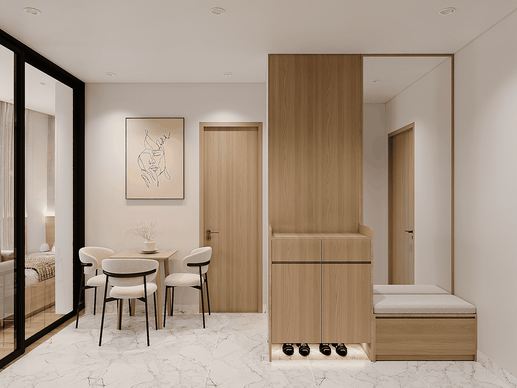 Căn hộ 1 phòng ngủ – Riêng tư, gọn gàng và ấm cúng