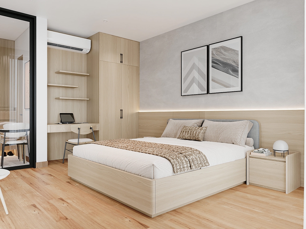 Căn hộ 1 phòng ngủ – Riêng tư, gọn gàng và ấm cúng