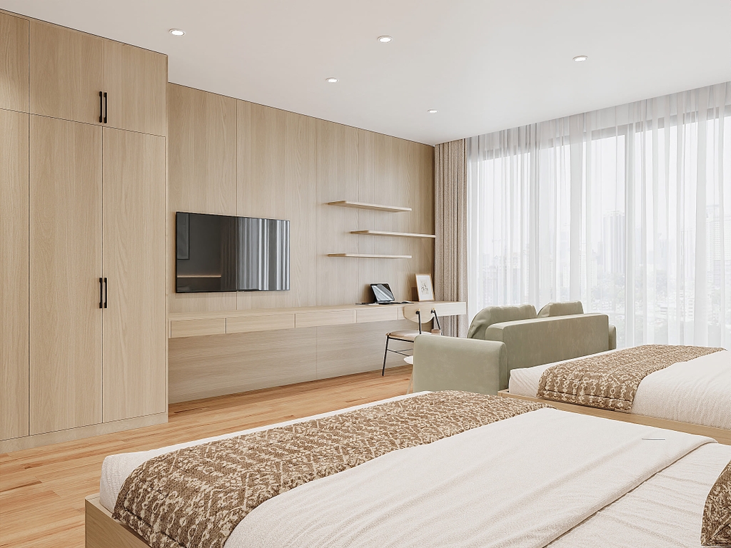 Căn hộ 2 phòng ngủ – Linh hoạt, rộng rãi, kết nối