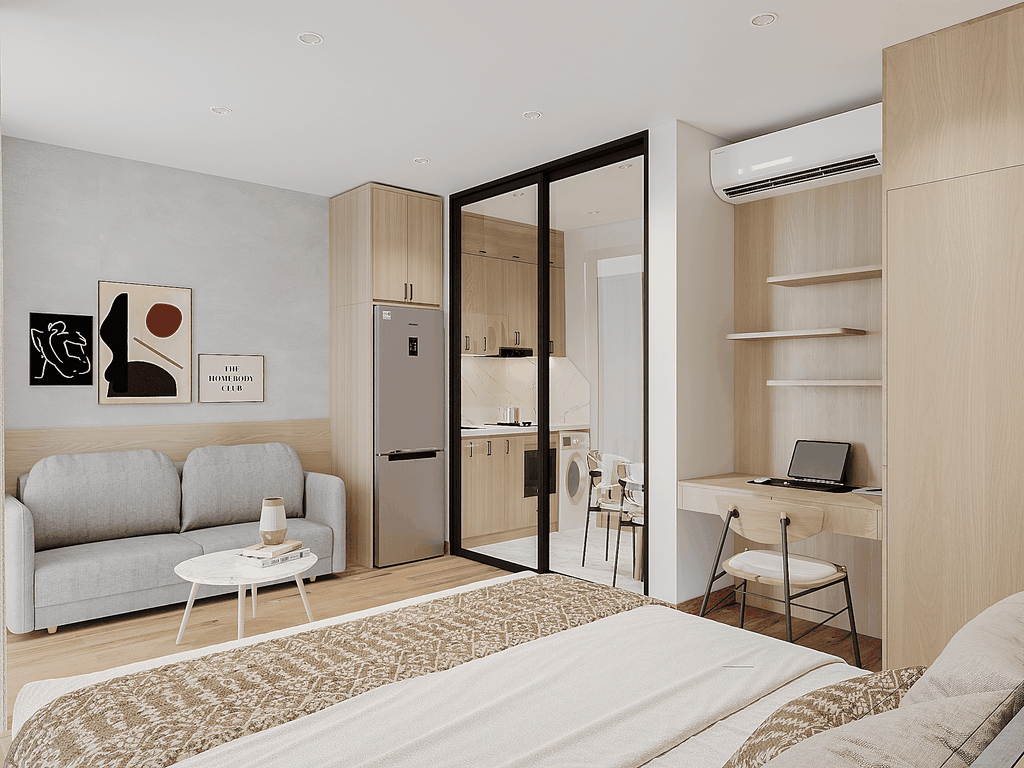 Căn hộ 2 phòng ngủ – Linh hoạt, rộng rãi, kết nối