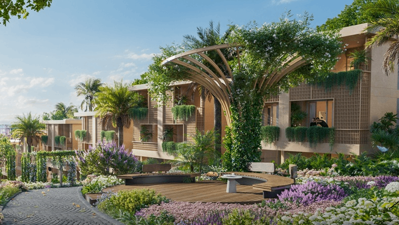 Không gian bên ngoài & tiện ích – Nơi hội tụ núi và biển