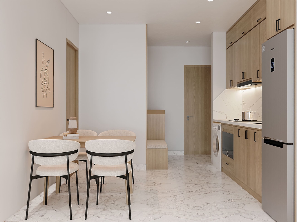 Căn hộ 2 phòng ngủ – Linh hoạt, rộng rãi, kết nối