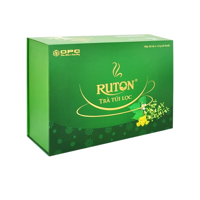 Trà túi lọc Ruton OPC thông tiểu, nhuận tràng, điều trị giãn tĩnh mạch ...