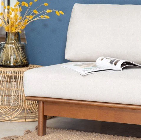 Vỏ Bọc Nệm Sofa VLINE Màu Be – Vải nhập khẩu, chống thấm & kháng bụi | Decoraz.vn