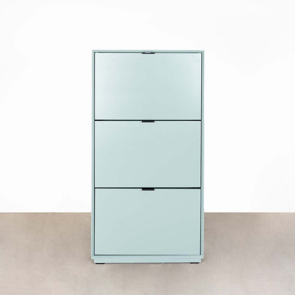 Tủ Giày 3 Ngăn Marcell – Màu Đá Xanh | Thiết Kế Thông Minh, Chất Liệu An Toàn | Decoraz.vn