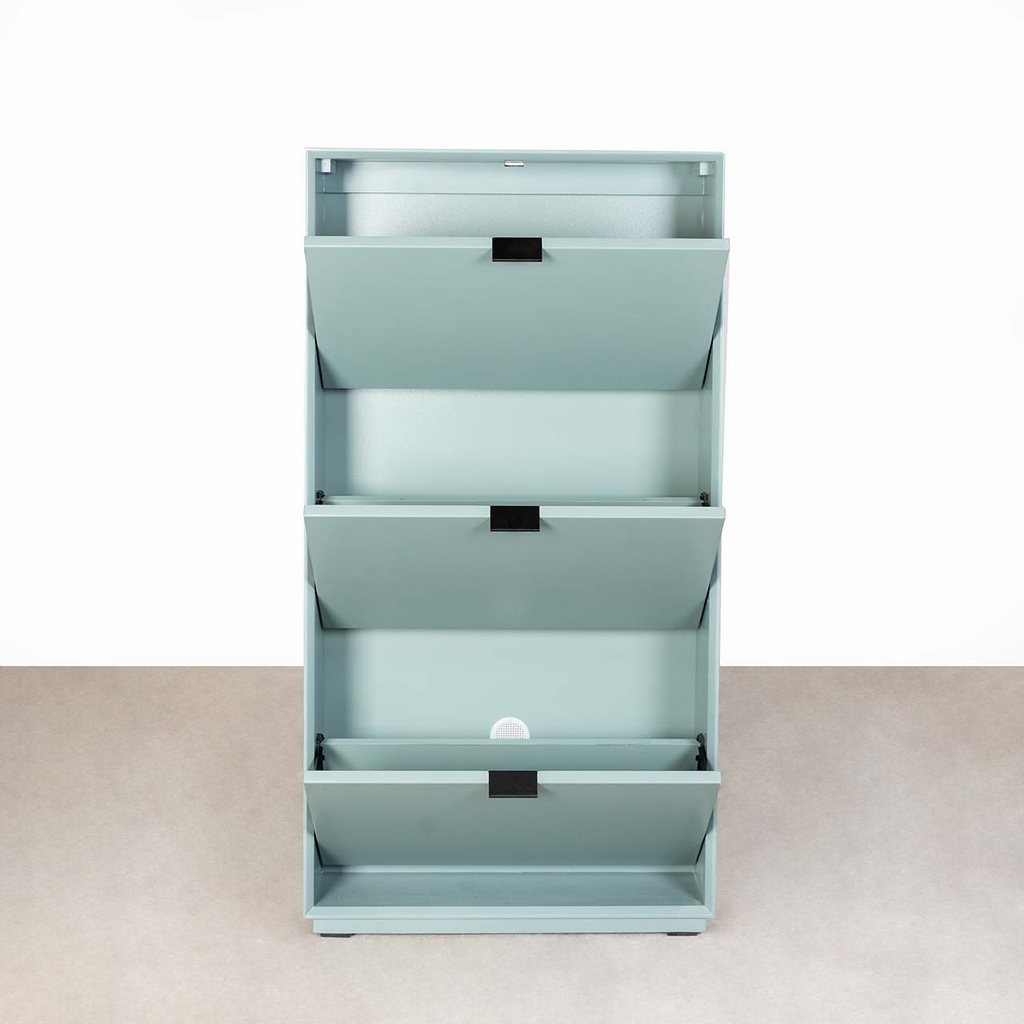 Tủ Giày 3 Ngăn Marcell – Màu Đá Xanh | Thiết Kế Thông Minh, Chất Liệu An Toàn | Decoraz.vn