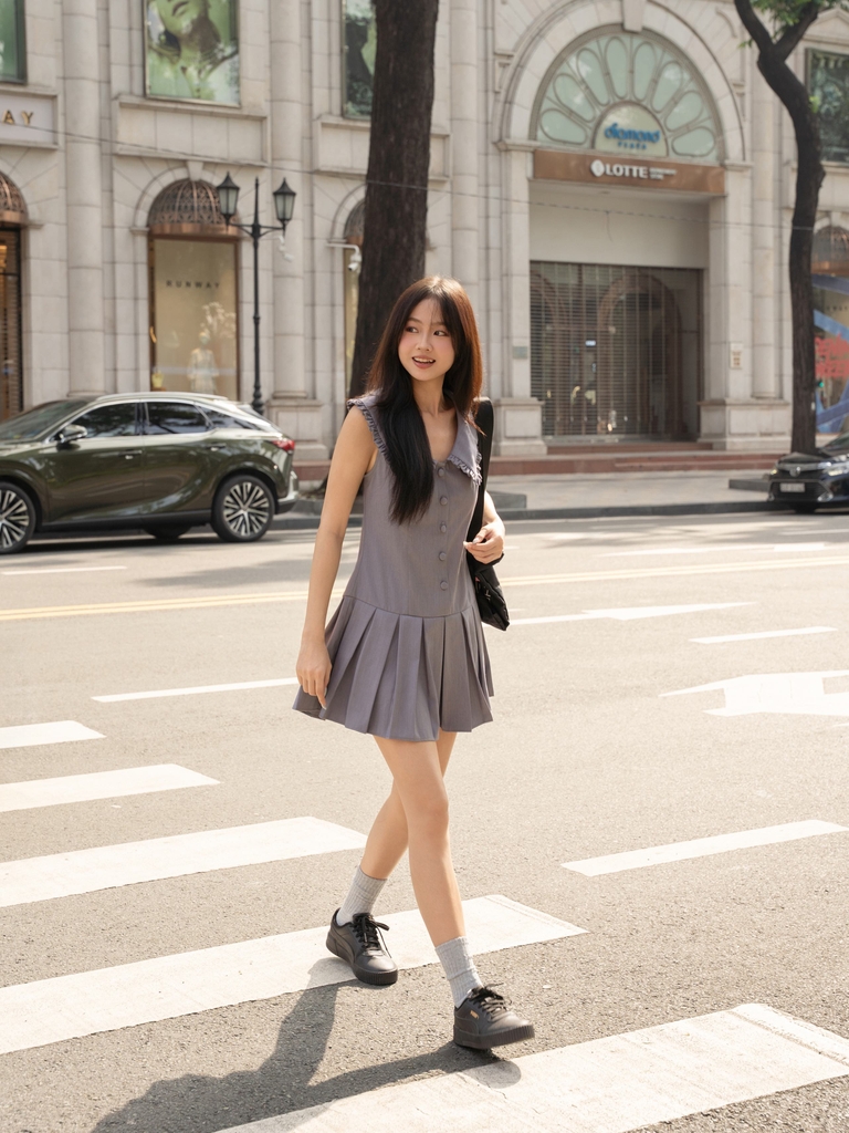 Đầm xám học viện
