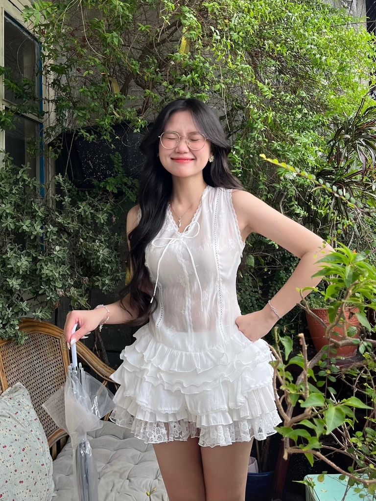 Áo hoa bong bóng