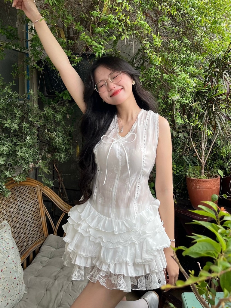 Áo hoa bong bóng