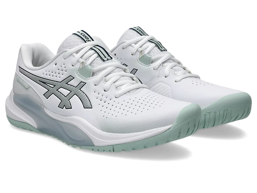GIÀY PICKLEBALL ASICS GEL-CHALLENGER 15  White/Lichen Rock ''1041A510-100''