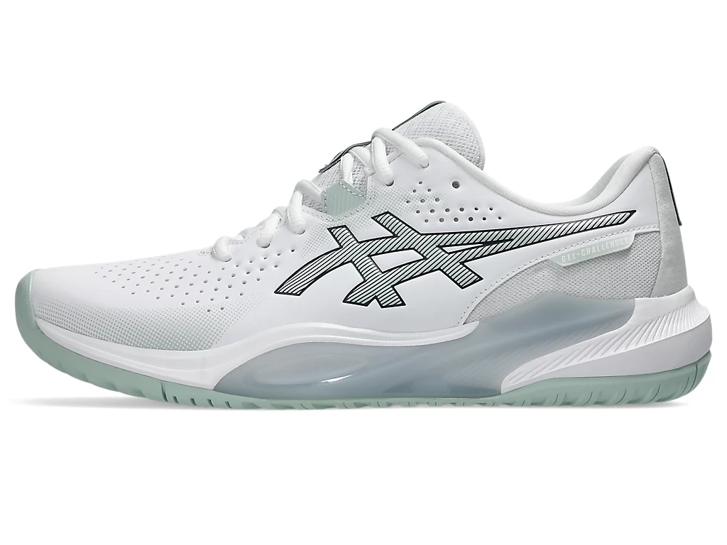 GIÀY PICKLEBALL ASICS GEL-CHALLENGER 15  White/Lichen Rock ''1041A510-100''