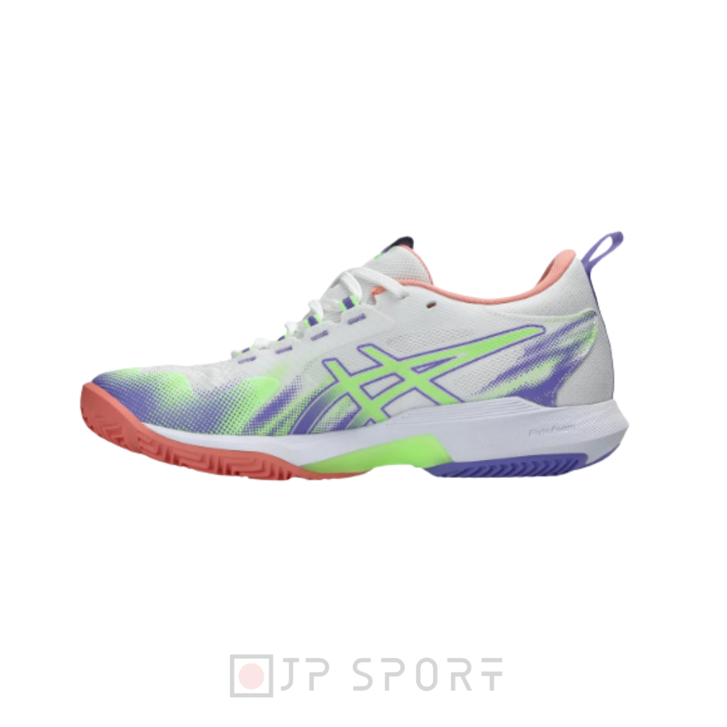 Giày Pickleball Asics Nữ Sonicsmash FF - 1042A311-100 - White/Guava