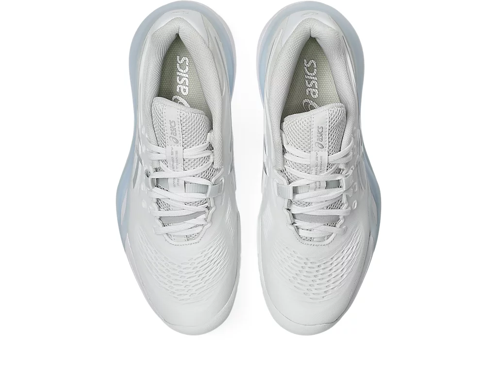 Giày Pickleball ASICS Gel-Resolution X nữ trắng/bạc 1042A279-100