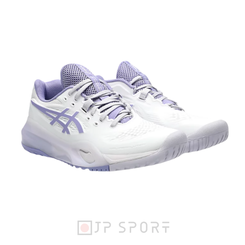 Giày Pickleball Nữ Asics Gel-Resolution X - 1042A279-105 - Trắng Xanh Tím