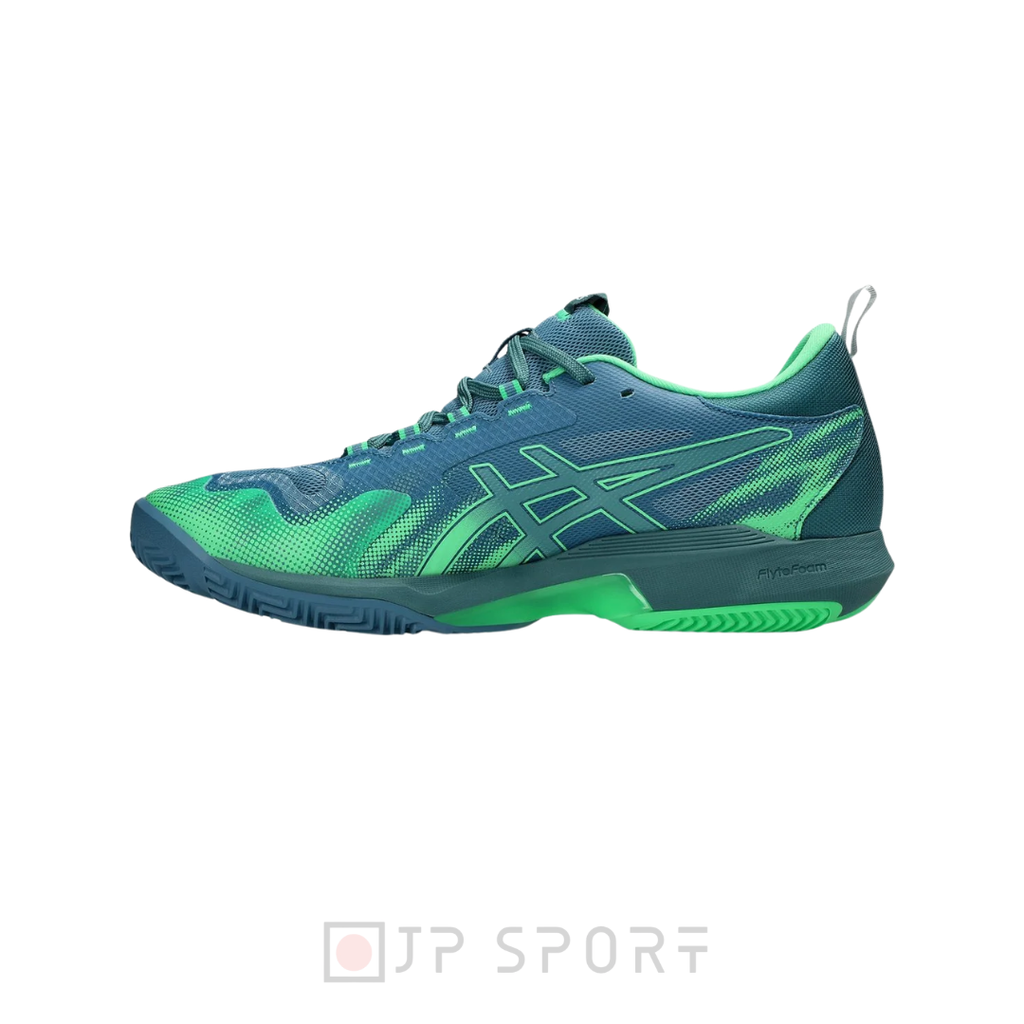 Giày Pickleball Asics Sonicsmash FF - 1041A538-400 - Saba Blue/ Vital Green