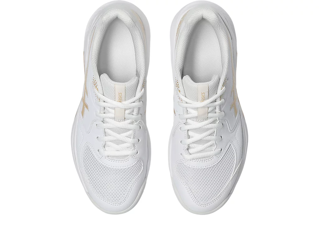 GIÀY ASICS GEL-DEDICATE 9 PICKLEBALL NỮ TRẮNG/VÀNG 1042A317-100