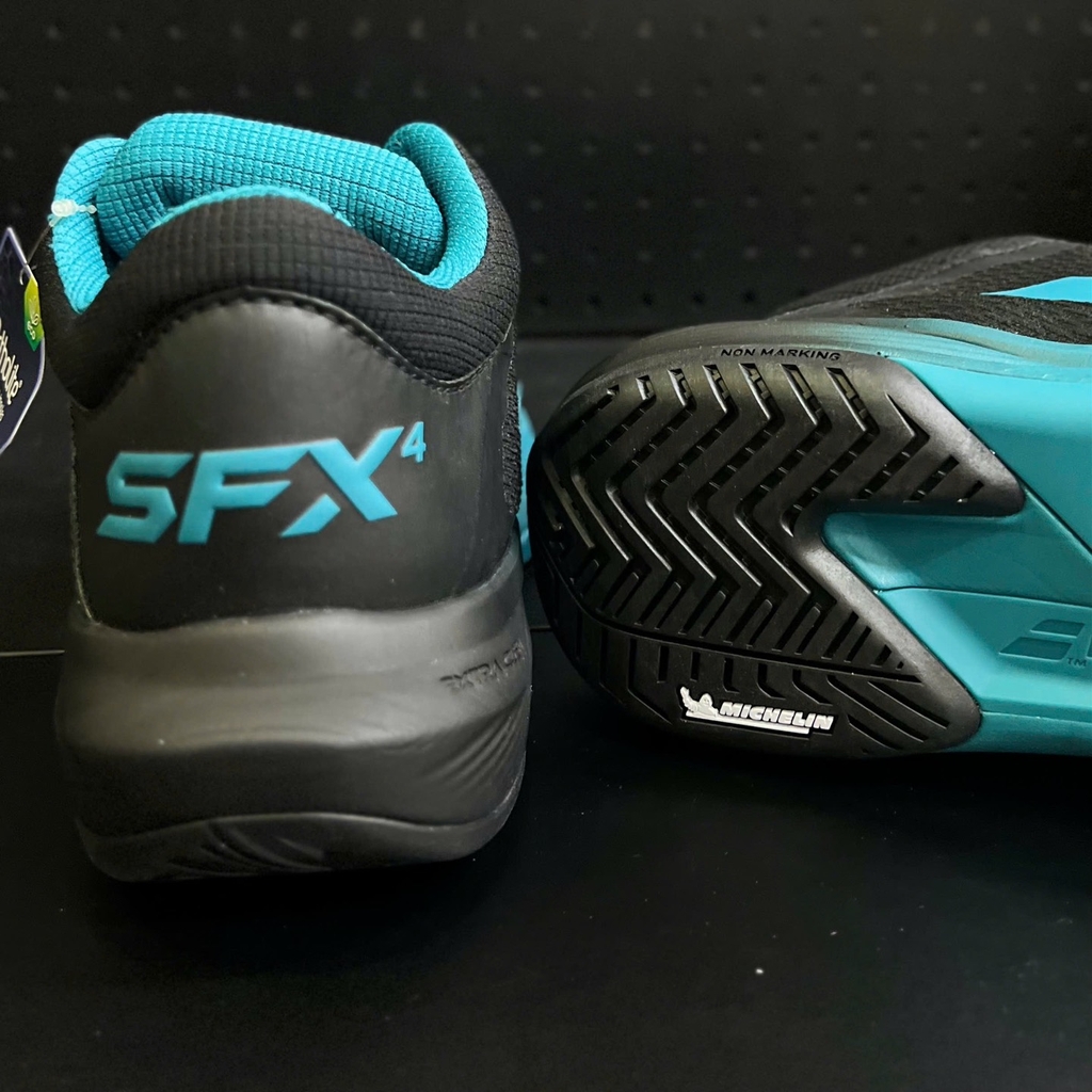 Giày Pickleball Nam Babolat SFX 4 All Court Đen/Xanh Nhạt