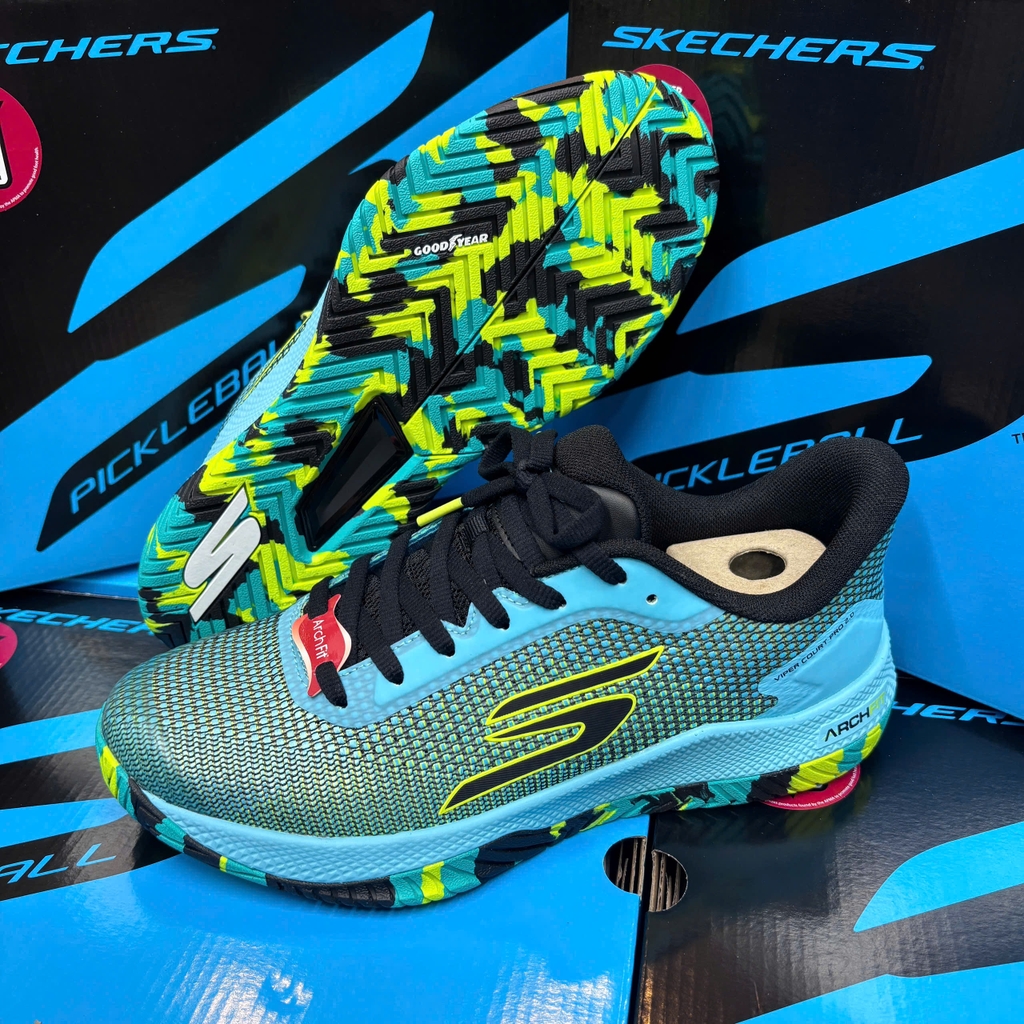 Giày Pickleball Nam Skechers Viper Court Pro 2.0 Blue 246109C/AQMT