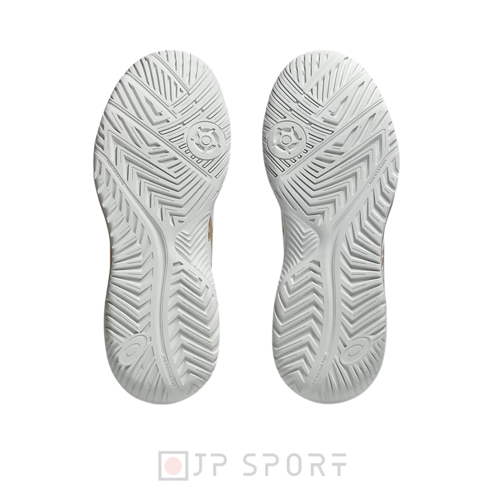 Giày Pickleball Nữ Asics Gel Dedicate 8 Trắng/Vàng (1042A236-105)