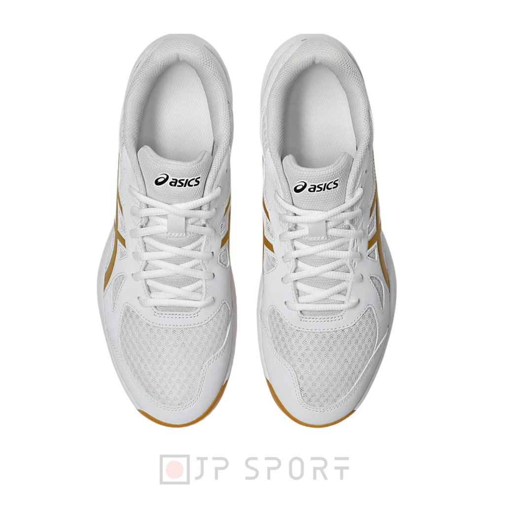 Giày Pickleball Asisc Upcourt 6 Trắng Vàng