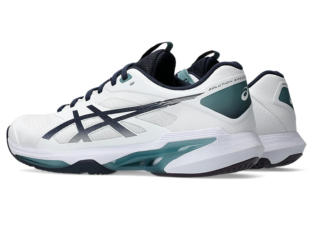 Giày tennis/pickleball ASICS SOLUTION SPEED FF4 nam WHITE/MIDNIGHT