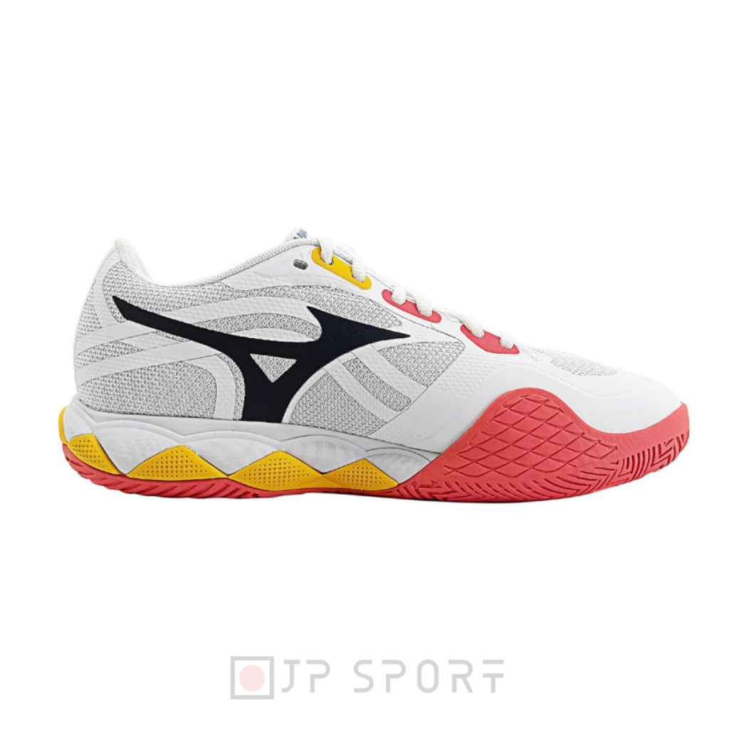 Giày Pickleball Mizuno Wave Enforce Tour 2 AC Trắng/Vàng