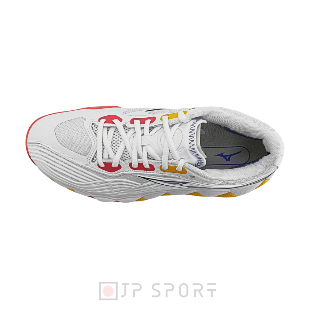 Giày Pickleball Mizuno Wave Enforce Tour 2 AC Trắng/Vàng