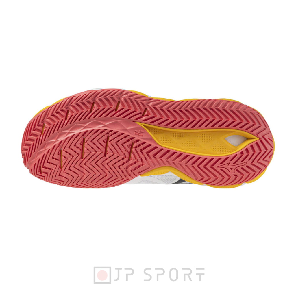 Giày Pickleball Mizuno Wave Enforce Tour 2 AC Trắng/Vàng
