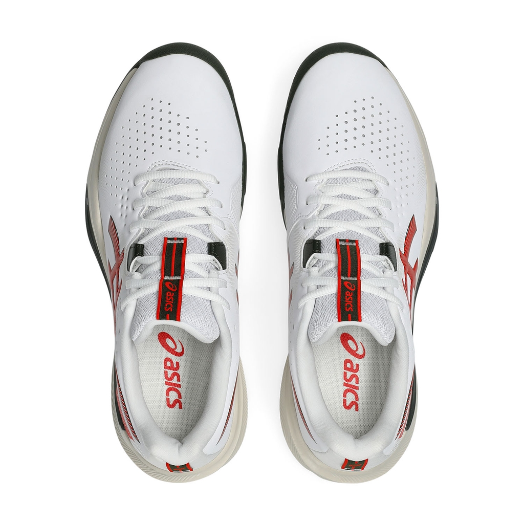 Giày Pickleball Nam ASICS GEL-CHALLENGER 15 White/Cherry Tomato - 1041A510-104