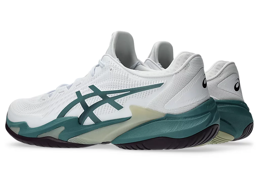 Giày tennis/pickleball ASICS COURT FF 3 Nam  WHITE/FOGGY TEAL 1041A370-107