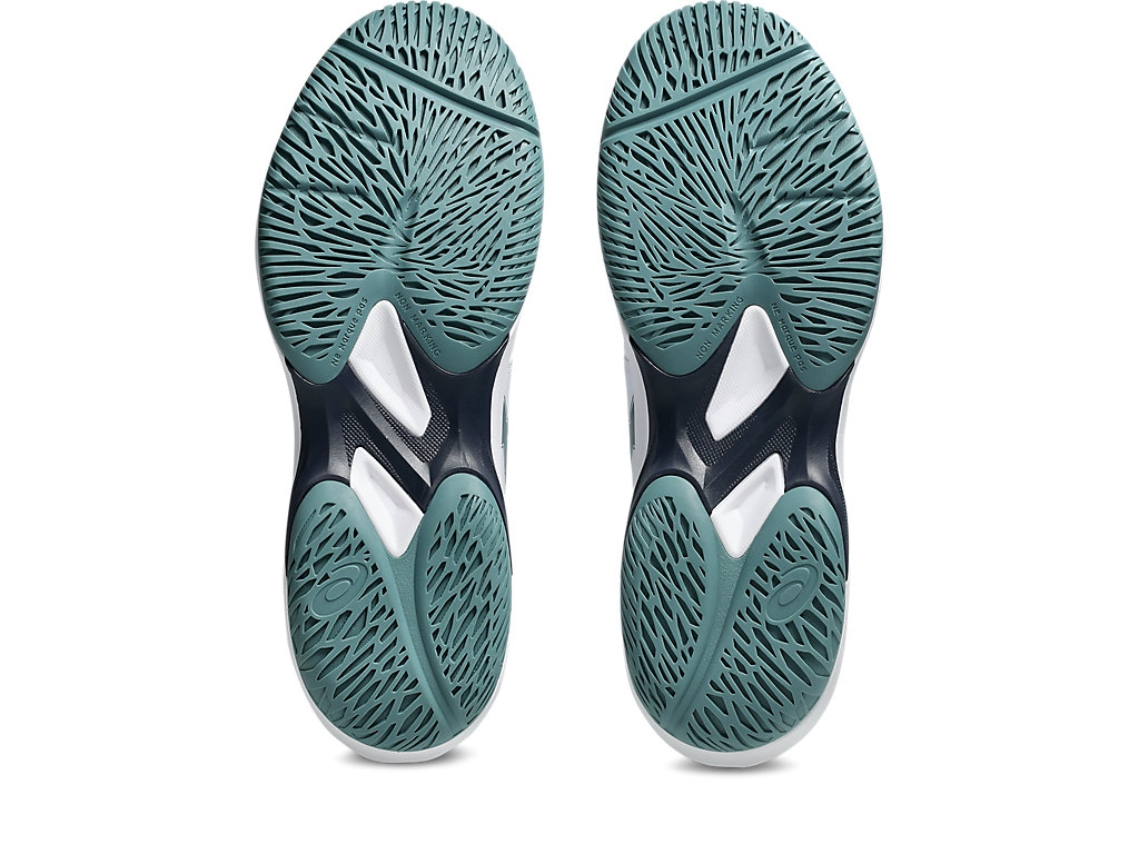 Giày Pickleball Nam ASICS GAME FF WHITE/FOGGY TEAL 1041A489-105