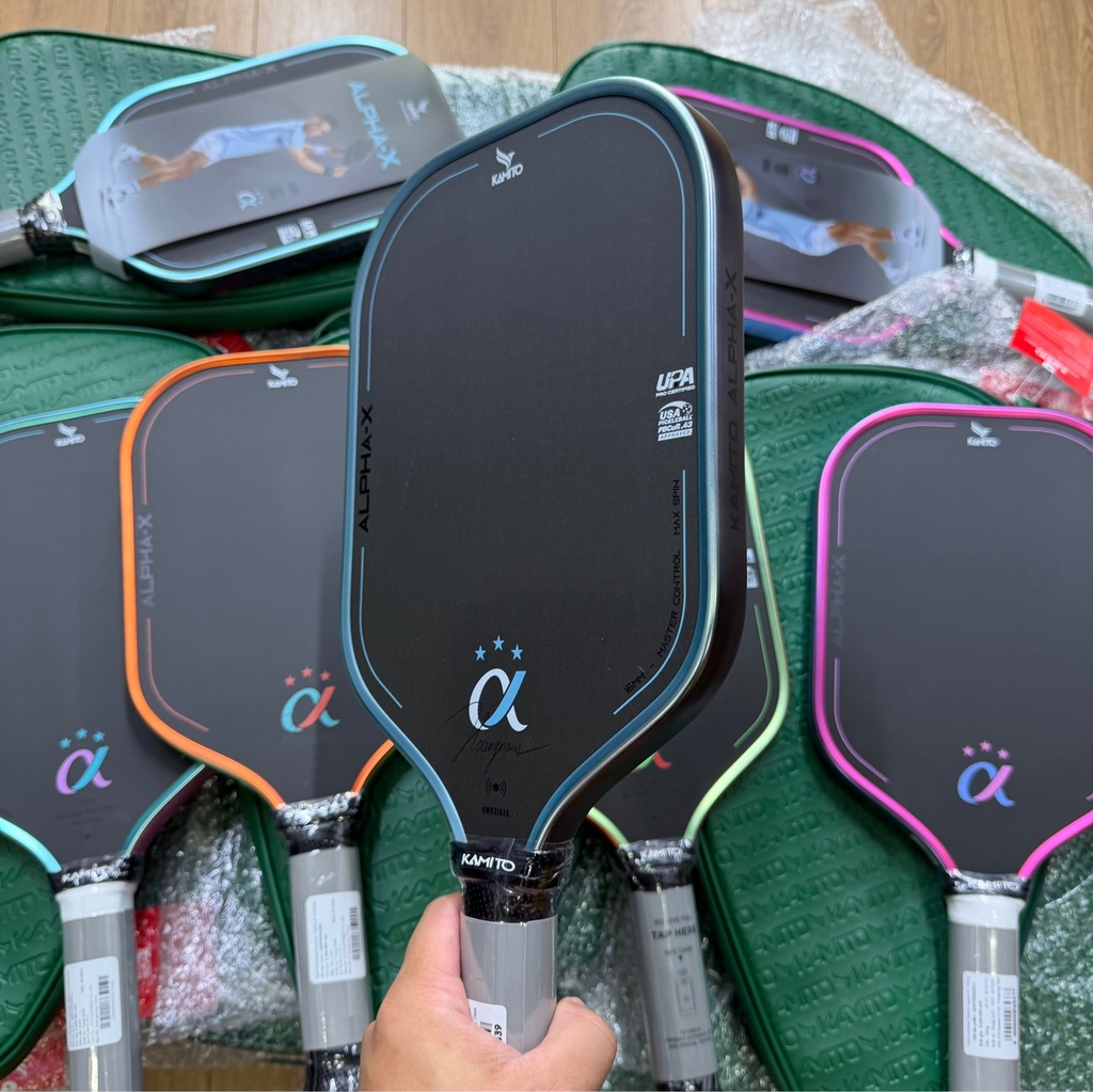 Vợt Pickleball Kamito Alpha X 3 Sao – Triple Star 16mm