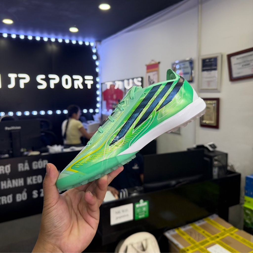 Giày Đá Bóng adidas F50 Hyperfast Pro TF – Xanh Mint – KJ6093