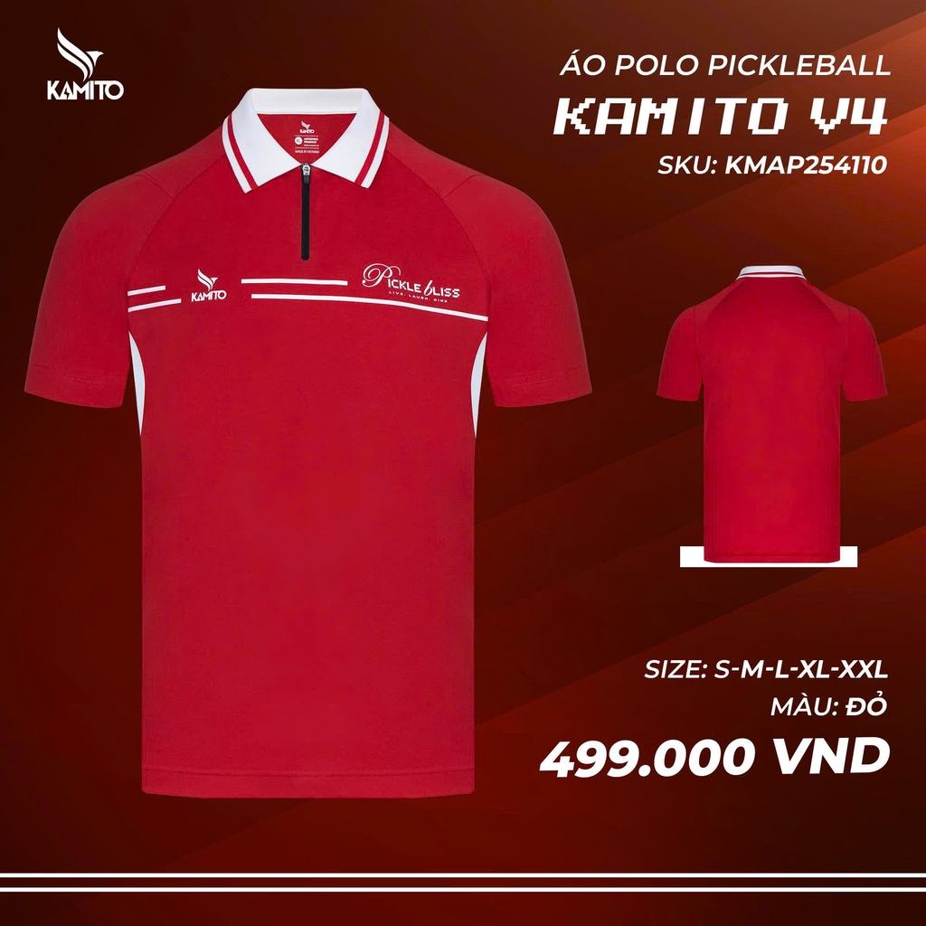 ÁO POLO PICKLEBALL KAMITO V4